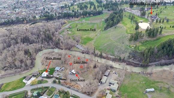 4 Acres of Residential Land with Home for Sale in Kalispell, Montana