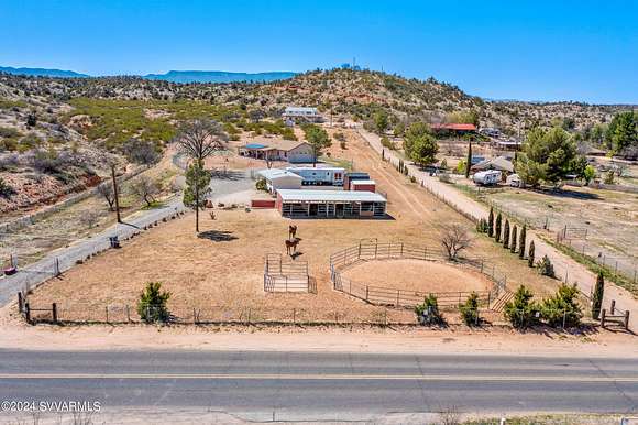 3.4 Acres of Residential Land with Home for Sale in Cornville, Arizona