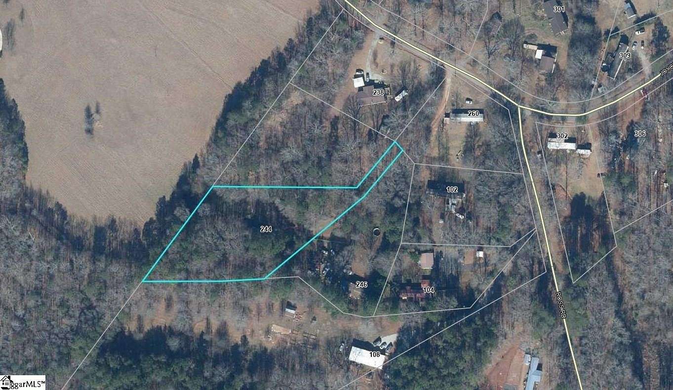 1.3 Acres of Residential Land for Sale in Liberty, South Carolina