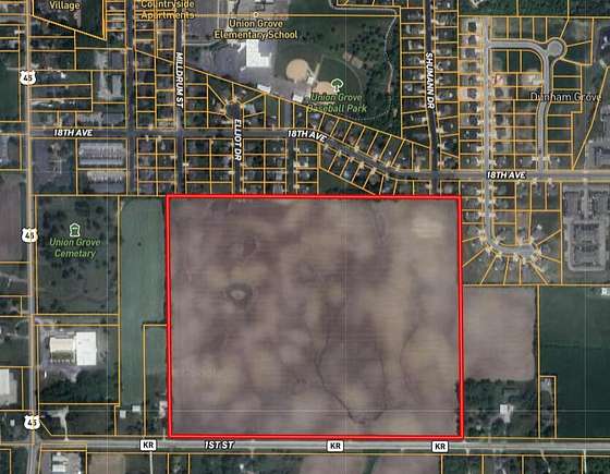 61.2 Acres of Land for Sale in Union Grove, Wisconsin