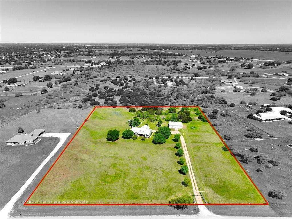 5 Acres of Residential Land with Home for Sale in China Springs, Texas