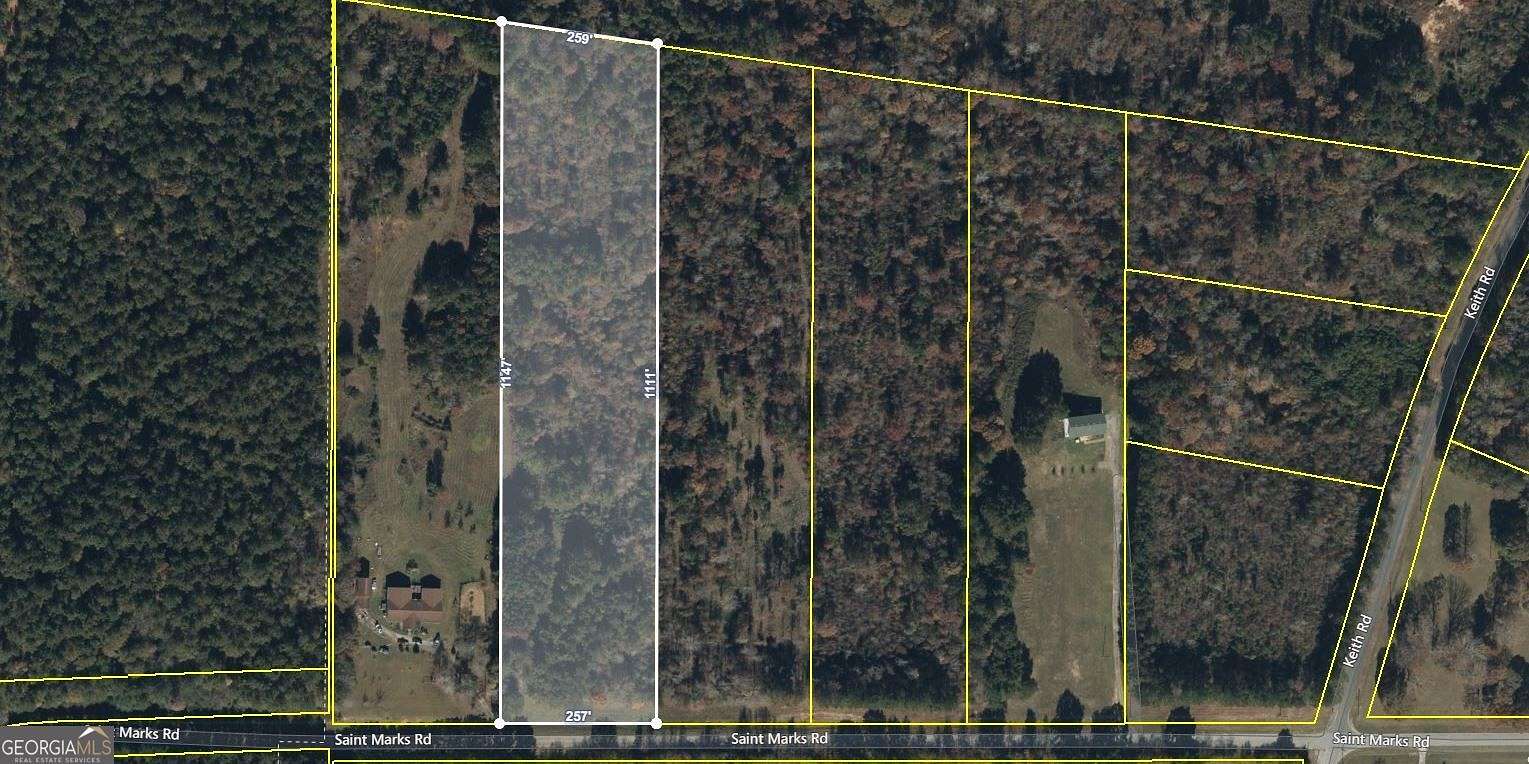 6.6 Acres of Residential Land for Sale in Hogansville, Georgia