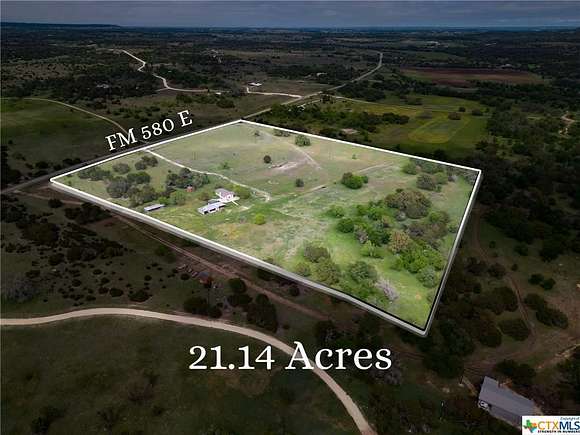 21.1 Acres of Land with Home for Sale in Kempner, Texas