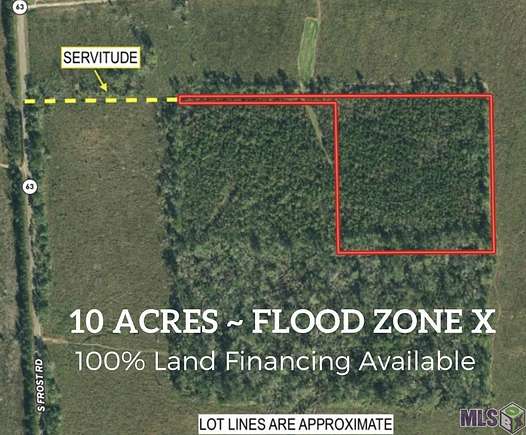 10 Acres of Land for Sale in Livingston, Louisiana