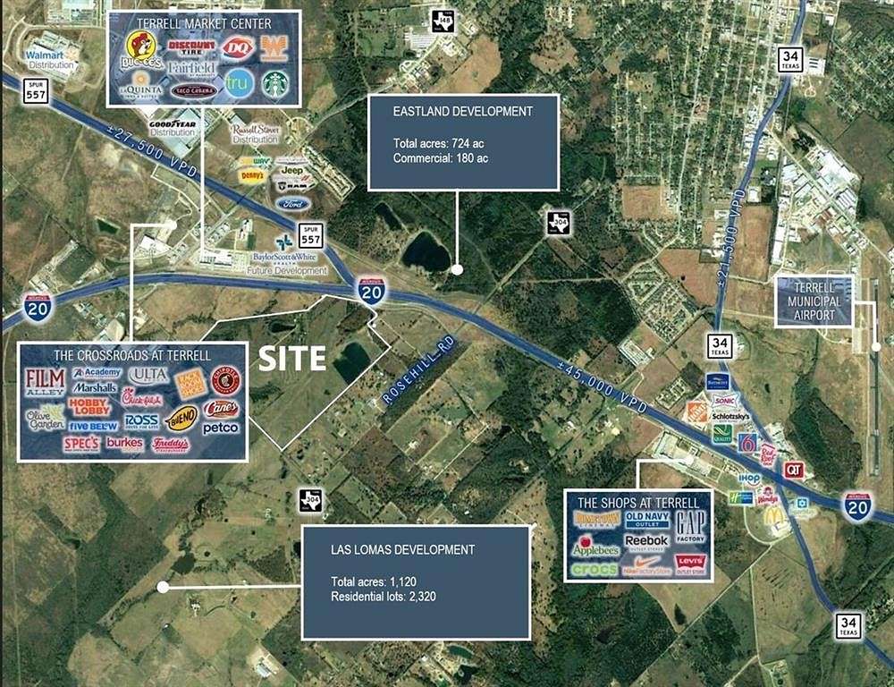 245 Acres of Land for Sale in Terrell, Texas