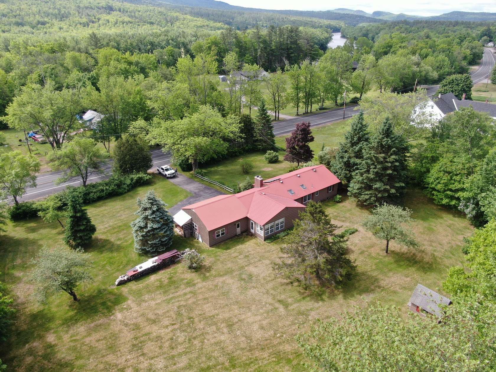 2.8 Acres of Residential Land with Home for Sale in Hanover, Maine