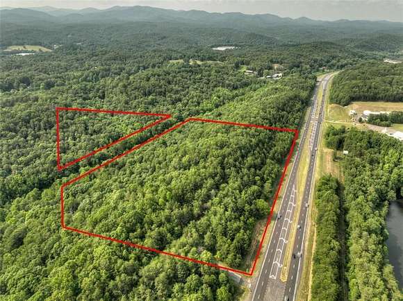 21.5 Acres of Commercial Land for Sale in Ellijay, Georgia
