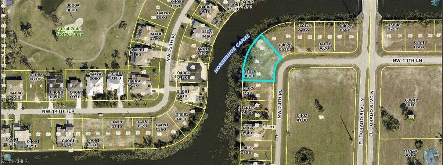 0.436 Acres of Residential Land for Sale in Cape Coral, Florida