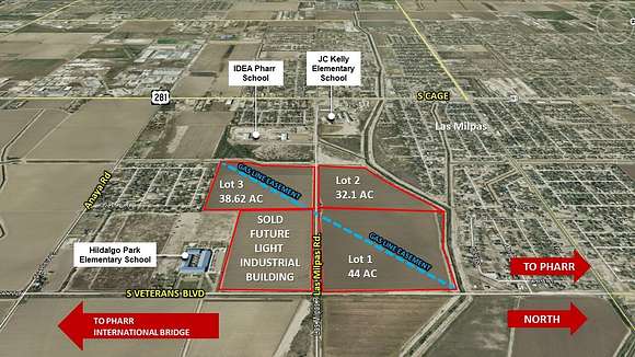 38.6 Acres of Land for Sale in Pharr, Texas