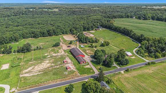 20.8 Acres of Agricultural Land with Home for Sale in Lowell, Michigan