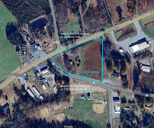 3.5 Acres of Improved Mixed-Use Land for Sale in Cumberland, Virginia