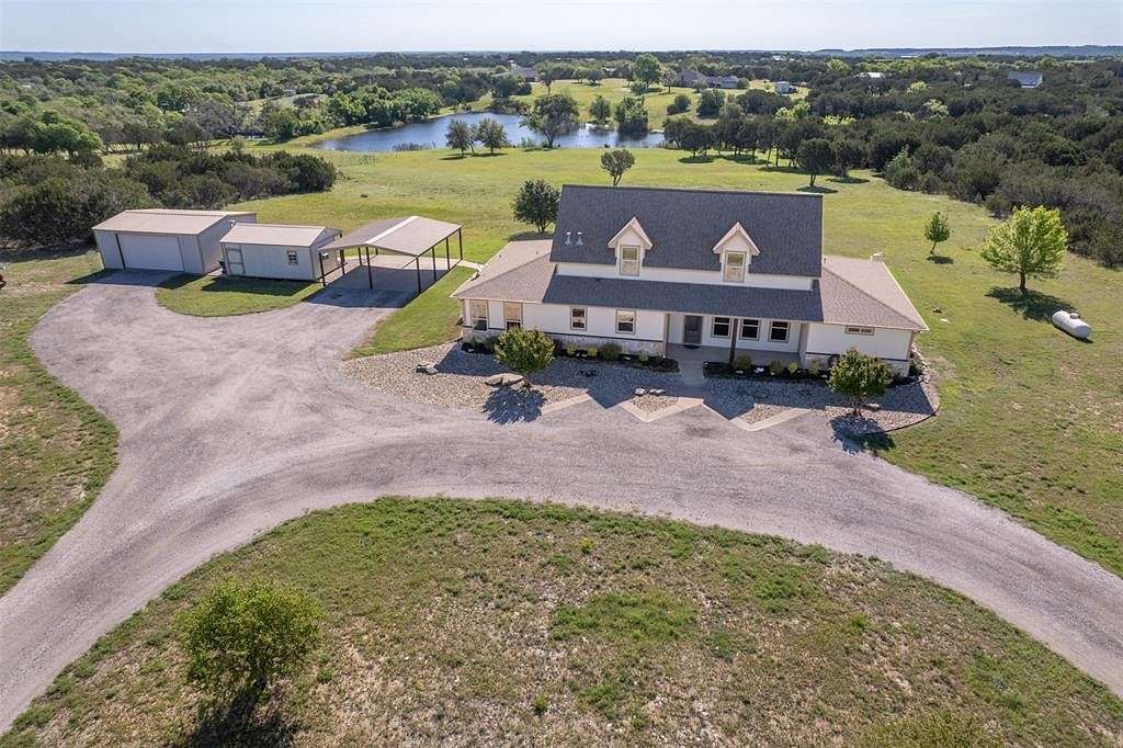 6 Acres of Residential Land with Home for Sale in Glen Rose, Texas