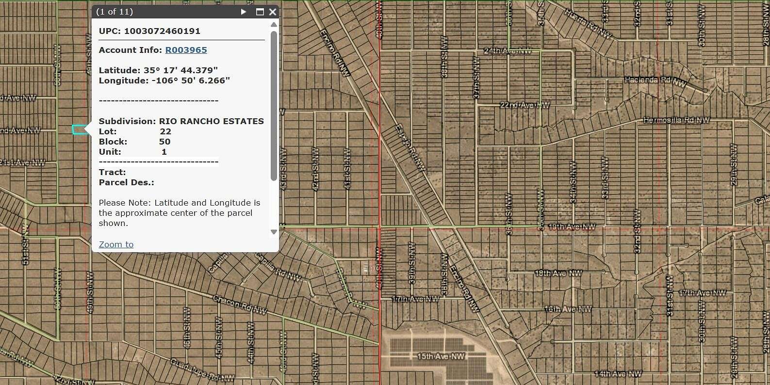 10 Acres of Land for Sale in Rio Rancho, New Mexico