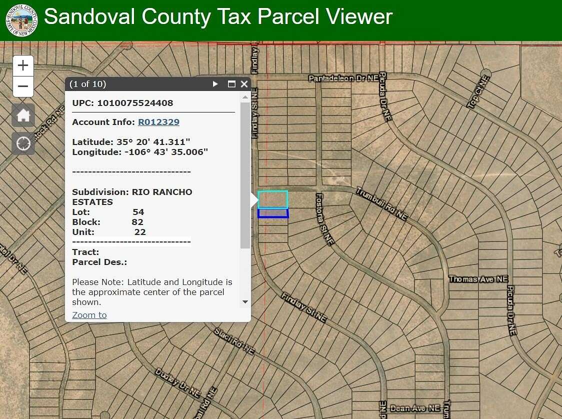 1.43 Acres of Land for Sale in Rio Rancho, New Mexico