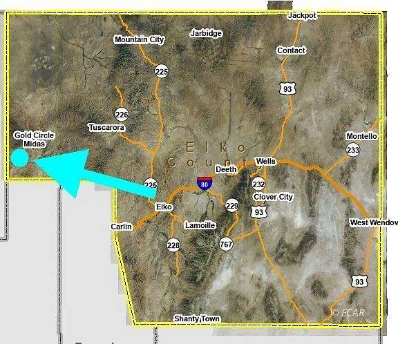 480 Acres of Land for Sale in Midas, Nevada