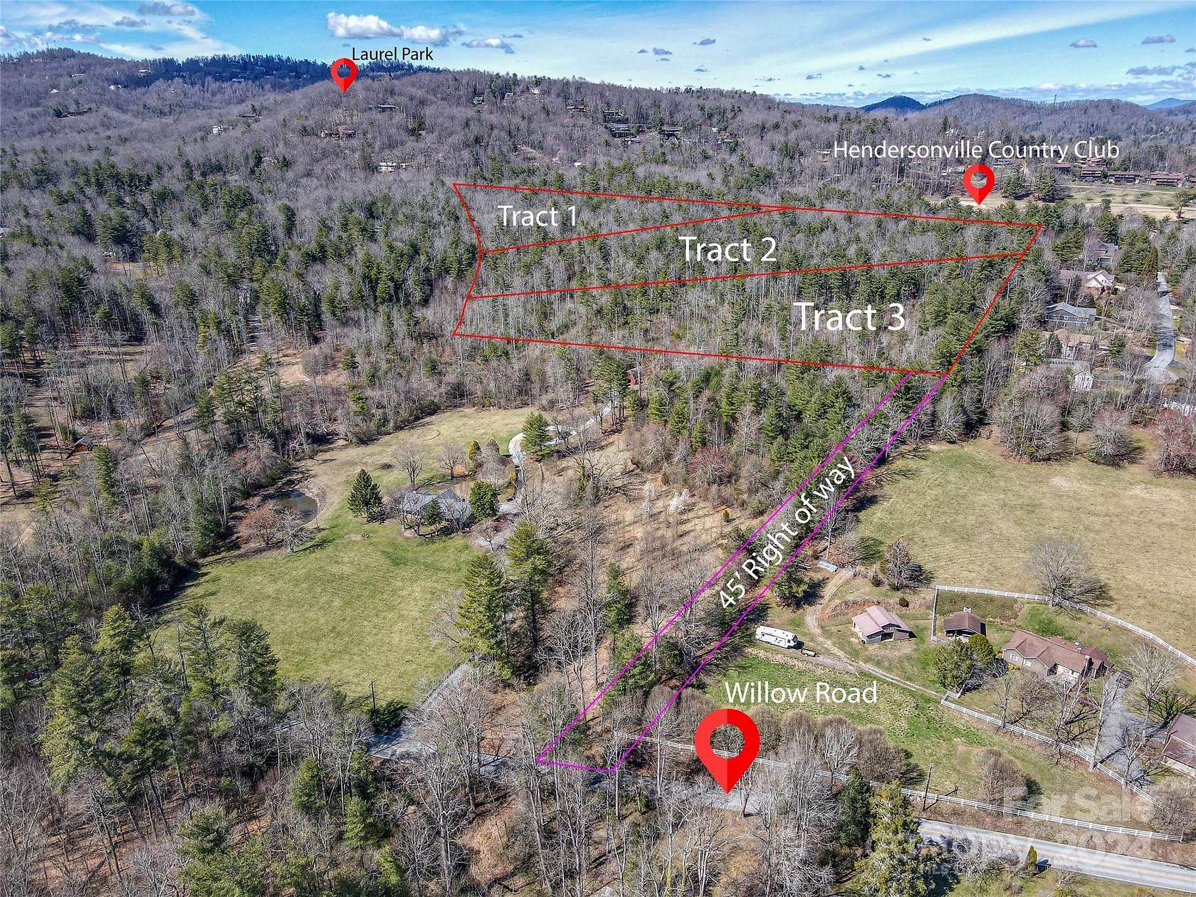 7.1 Acres of Residential Land for Sale in Hendersonville, North Carolina