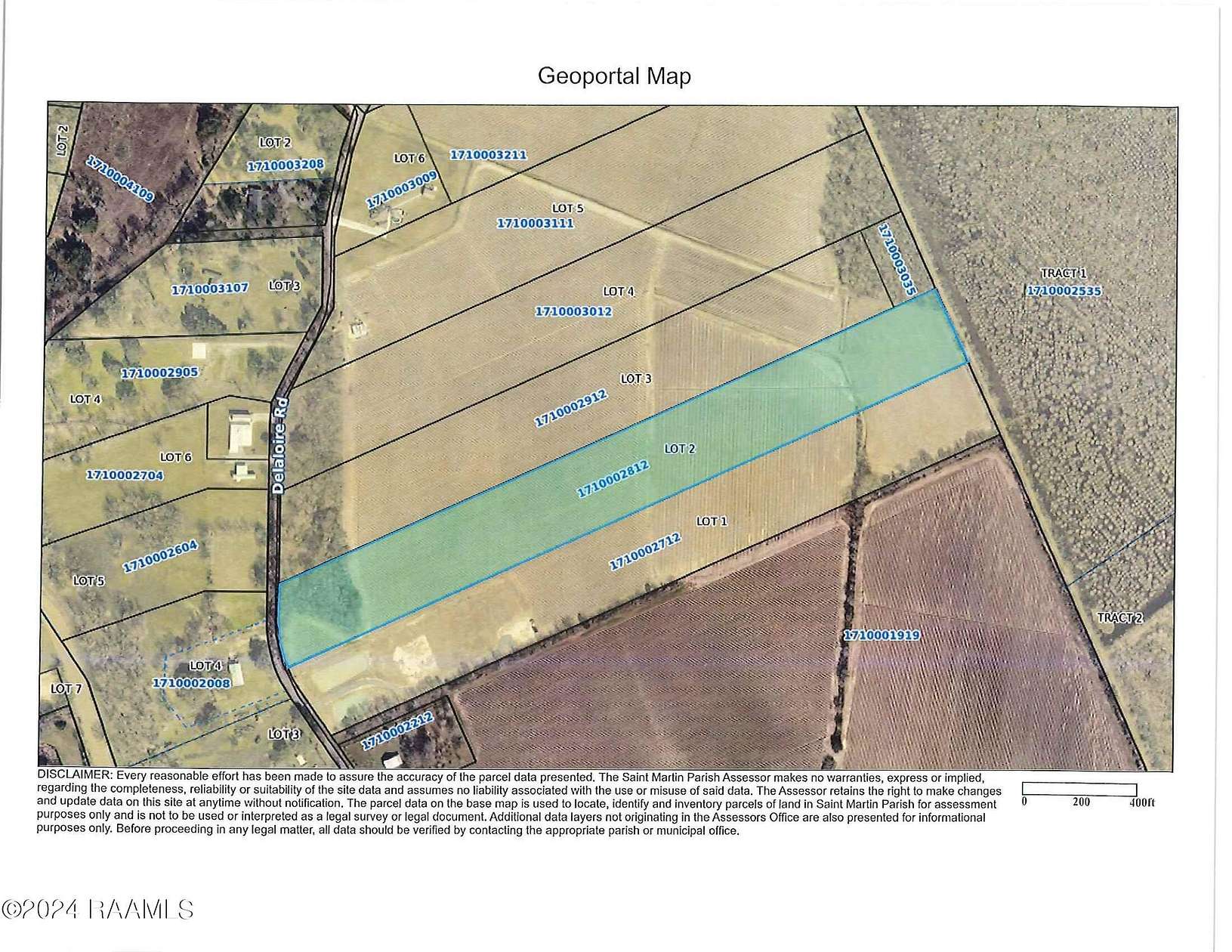 15.43 Acres of Land for Sale in St. Martinville, Louisiana