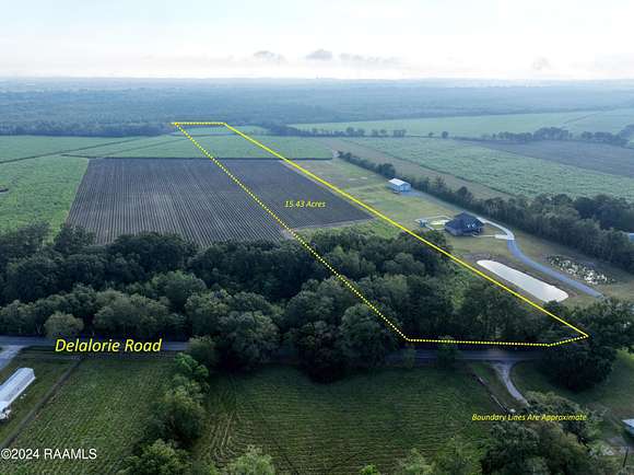 15.43 Acres of Land for Sale in St. Martinville, Louisiana