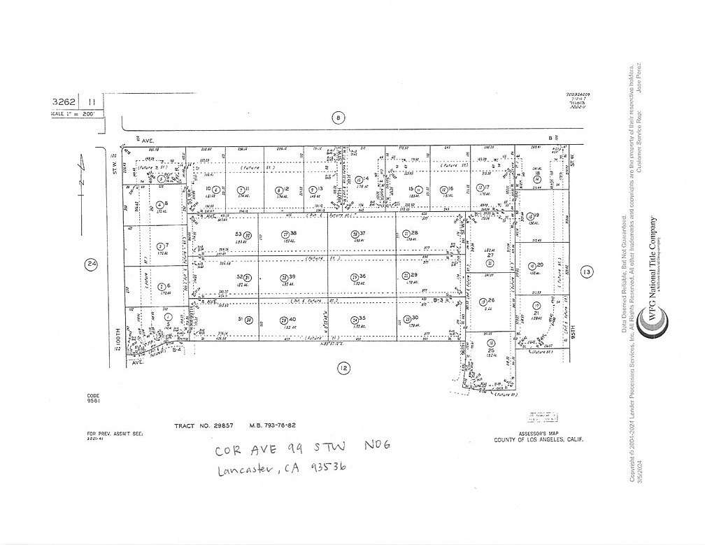 2.19 Acres of Land for Sale in Lancaster, California