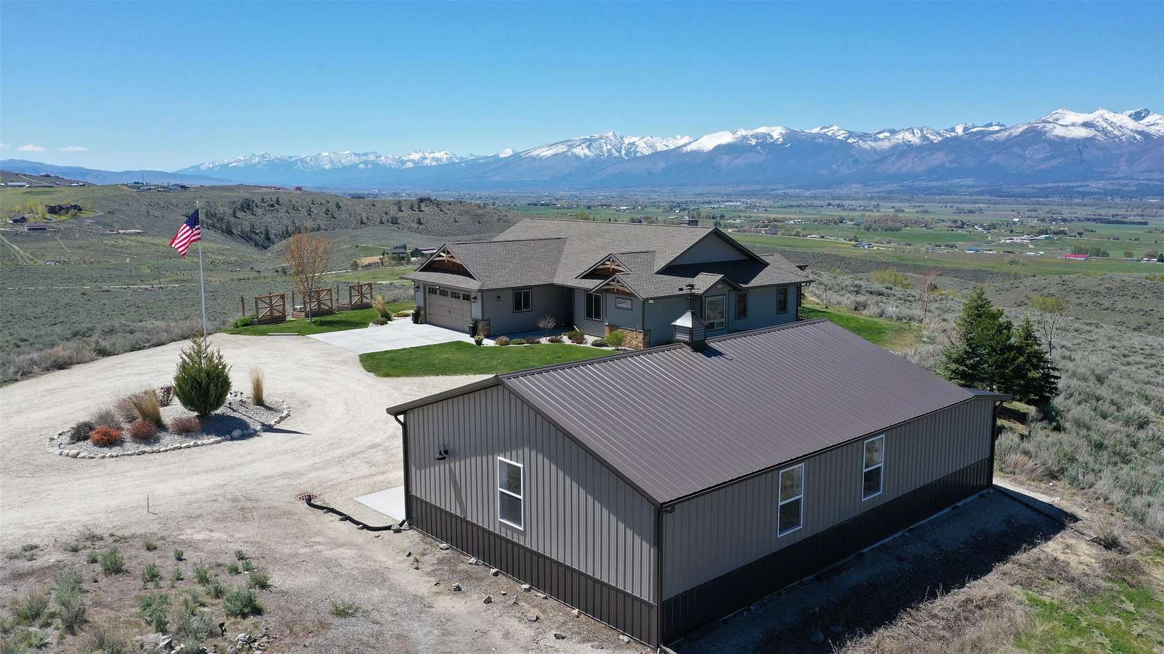 21.5 Acres of Land with Home for Sale in Corvallis, Montana