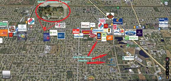 1.7 Acres of Mixed-Use Land for Sale in Palm Bay, Florida