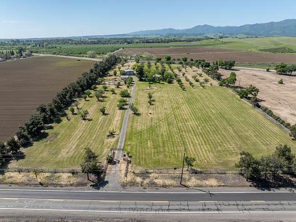 9 Acres of Land with Home for Sale in Capay, California