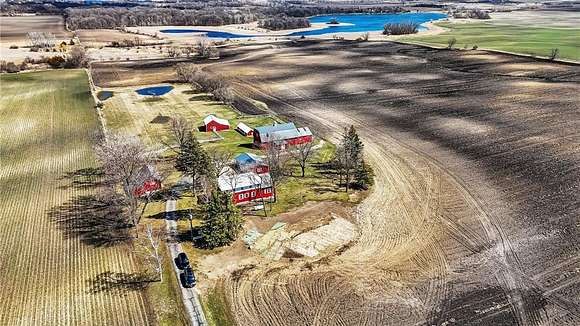47 Acres of Agricultural Land with Home for Sale in Paynesville, Minnesota
