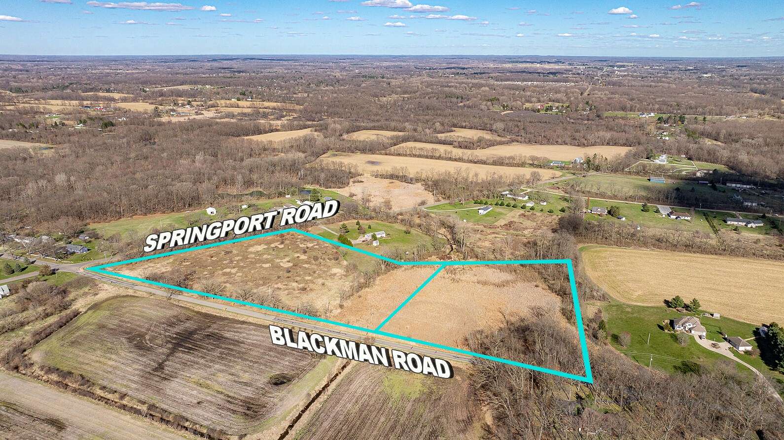 14.5 Acres of Land for Sale in Jackson, Michigan