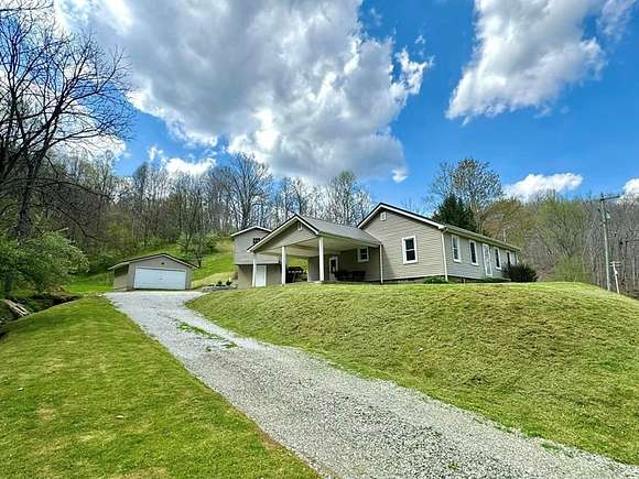 5.1 Acres of Residential Land with Home for Sale in Looneyville, West Virginia