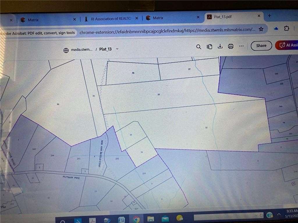 52.3 Acres of Land for Sale in Glocester Town, Rhode Island