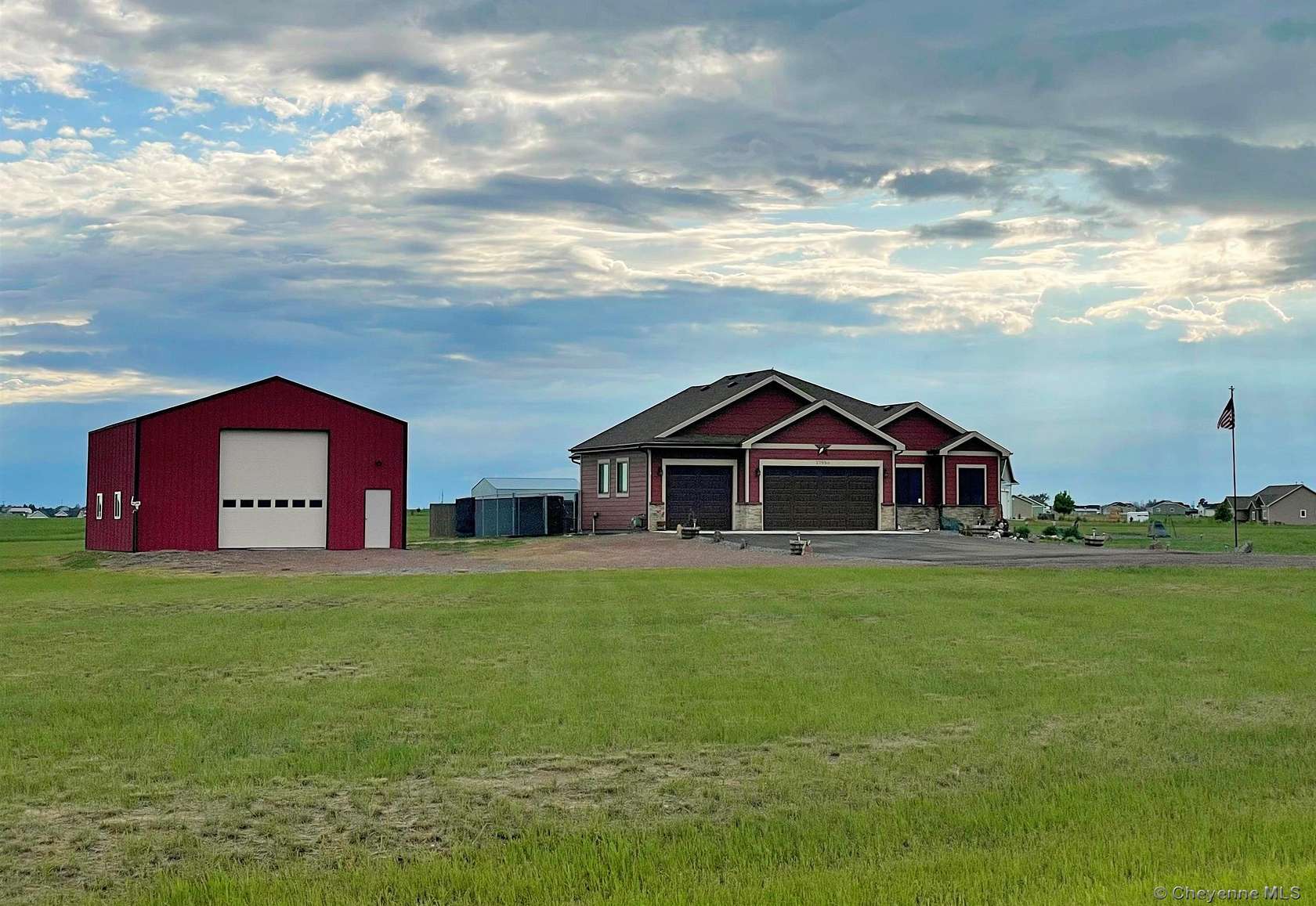 5.3 Acres of Land with Home for Sale in Cheyenne, Wyoming
