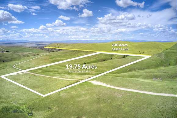 19.75 Acres of Recreational Land for Sale in Manhattan, Montana