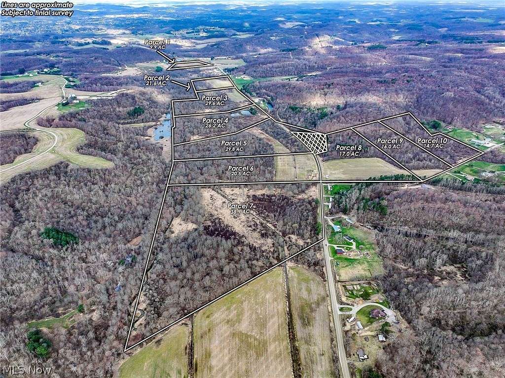 29.6 Acres of Recreational Land & Farm for Auction in New Philadelphia, Ohio