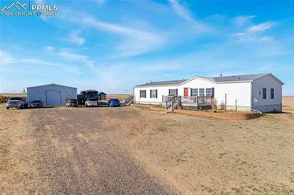 35.1 Acres of Agricultural Land with Home for Sale in Calhan, Colorado