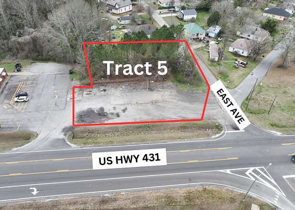 0.5 Acres of Commercial Land for Auction in Roanoke, Alabama
