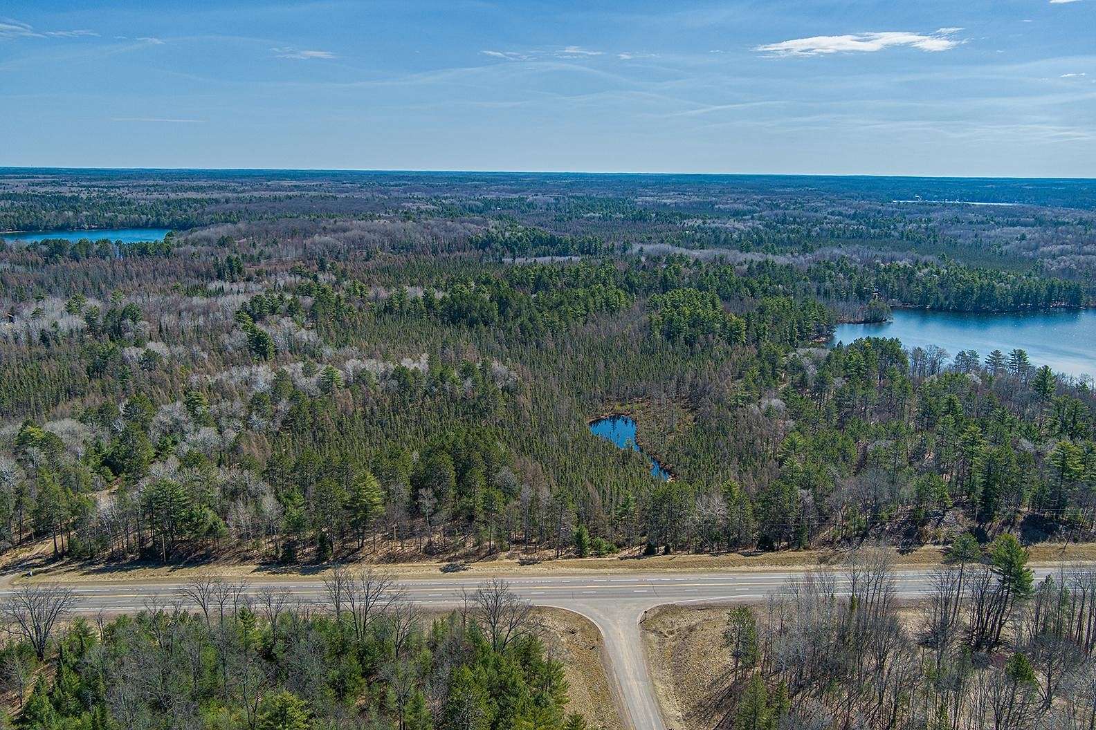 34.4 Acres of Recreational Land for Sale in Hazelhurst, Wisconsin