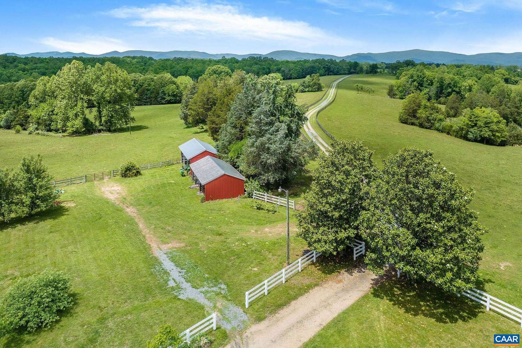 124.46 Acres of Land with Home for Sale in Earlysville, Virginia