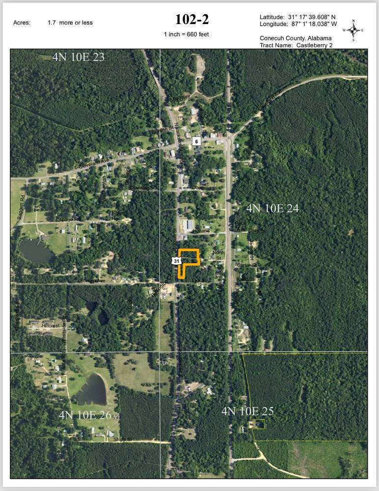1.7 Acres of Land for Sale in Castleberry, Alabama