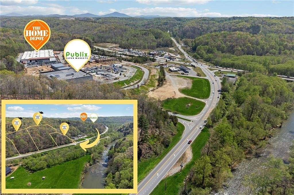 6.5 Acres of Commercial Land for Sale in Dahlonega, Georgia