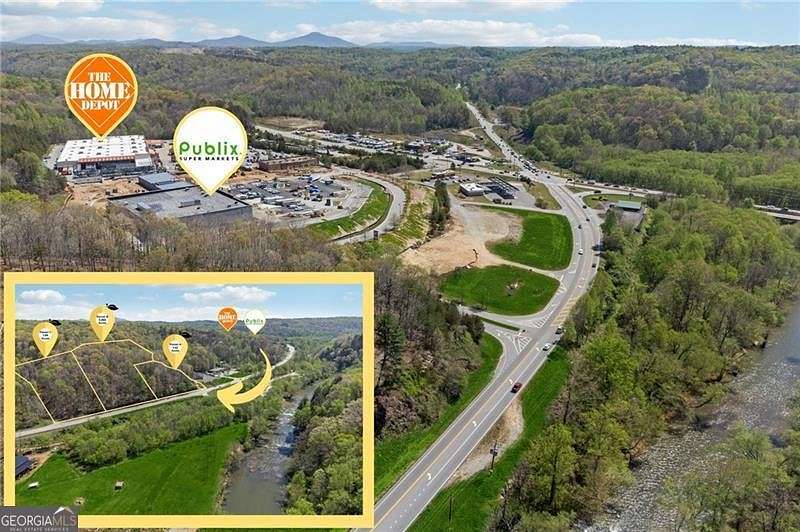 1.5 Acres of Commercial Land for Sale in Dahlonega, Georgia