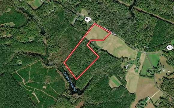 30.7 Acres of Recreational Land & Farm for Sale in Milford, Virginia