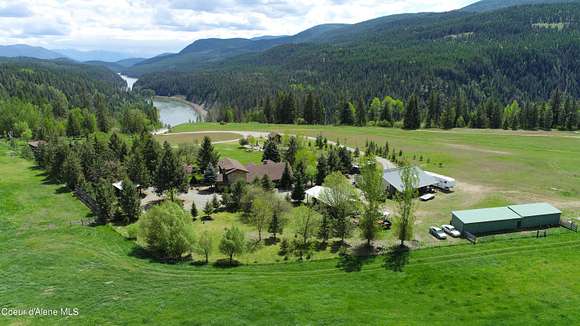 12.4 Acres of Land with Home for Sale in Moyie Springs, Idaho