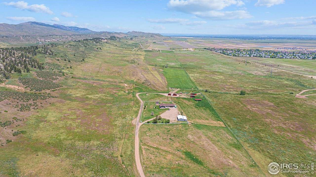 21.2 Acres of Land with Home for Sale in Loveland, Colorado