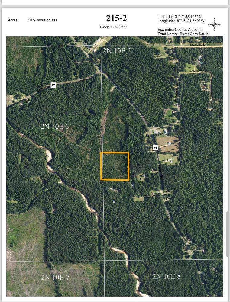 10.5 Acres of Land for Sale in Brewton, Alabama