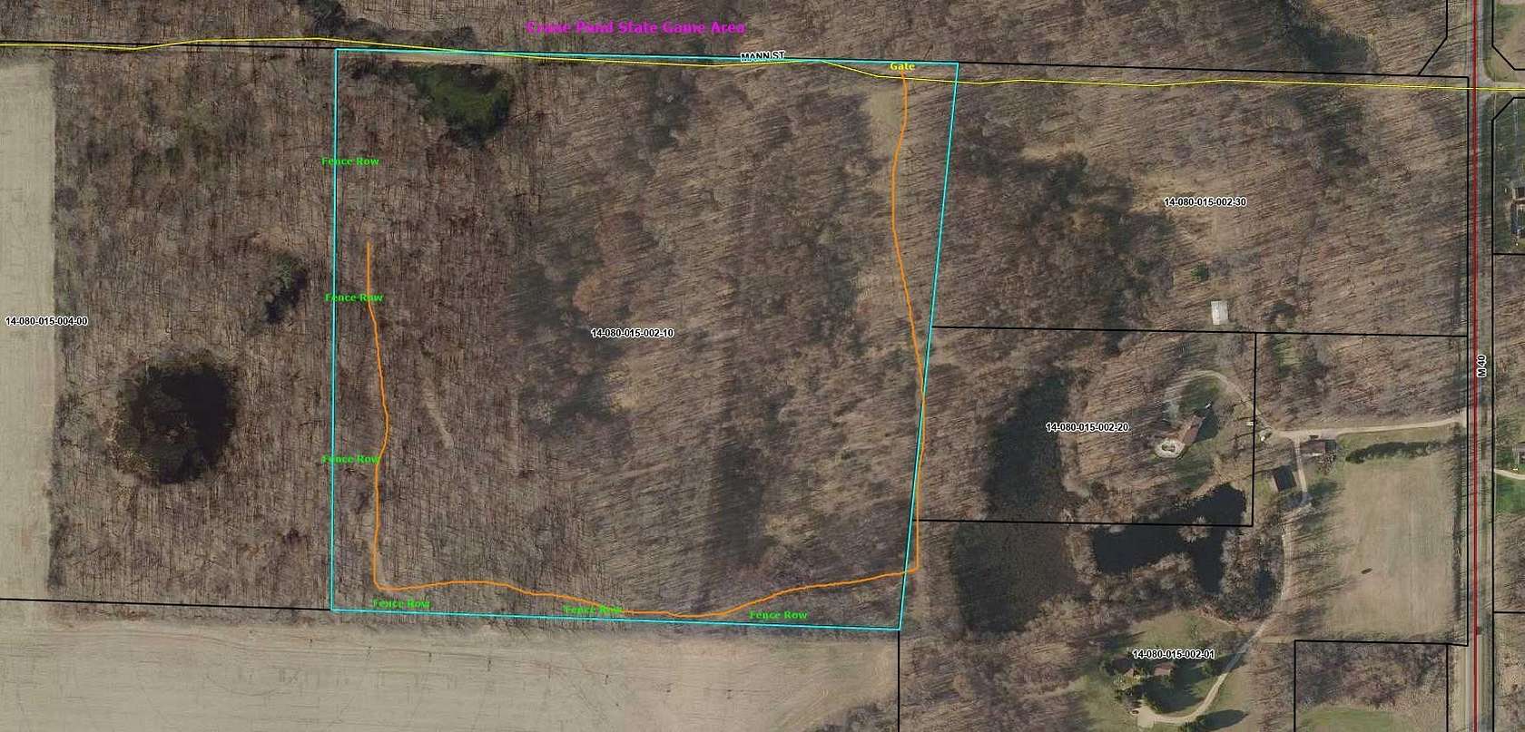 41.5 Acres of Recreational Land for Sale in Jones, Michigan