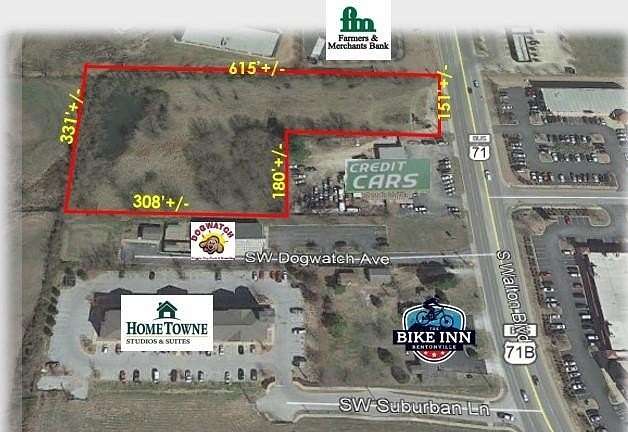 3.57 Acres of Commercial Land for Sale in Bentonville, Arkansas