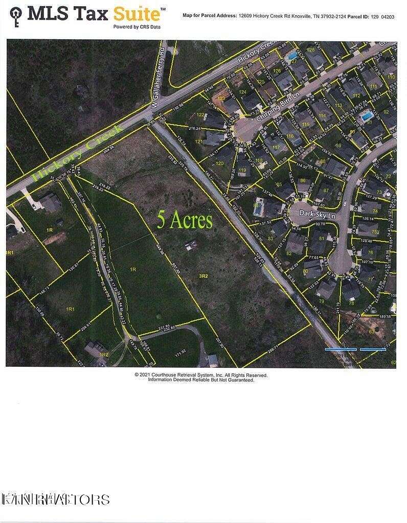 5 Acres of Residential Land for Sale in Knoxville, Tennessee