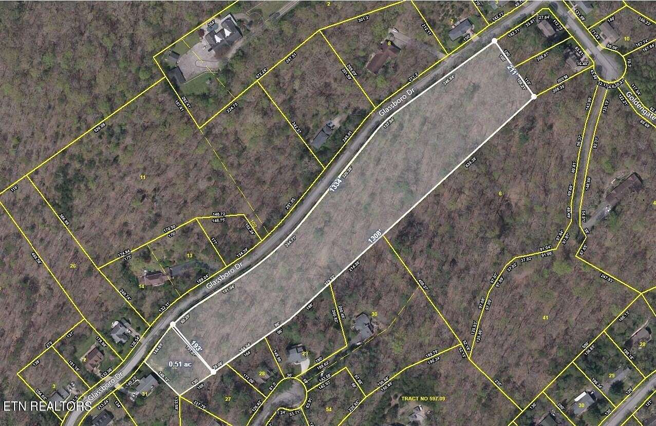 7 Acres of Residential Land for Sale in Oak Ridge, Tennessee