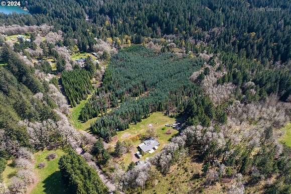 34.2 Acres of Recreational Land with Home for Sale in Gaston, Oregon