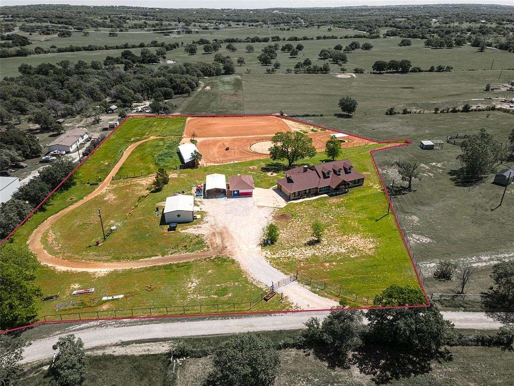 4.409 Acres of Residential Land with Home for Sale in Poolville, Texas